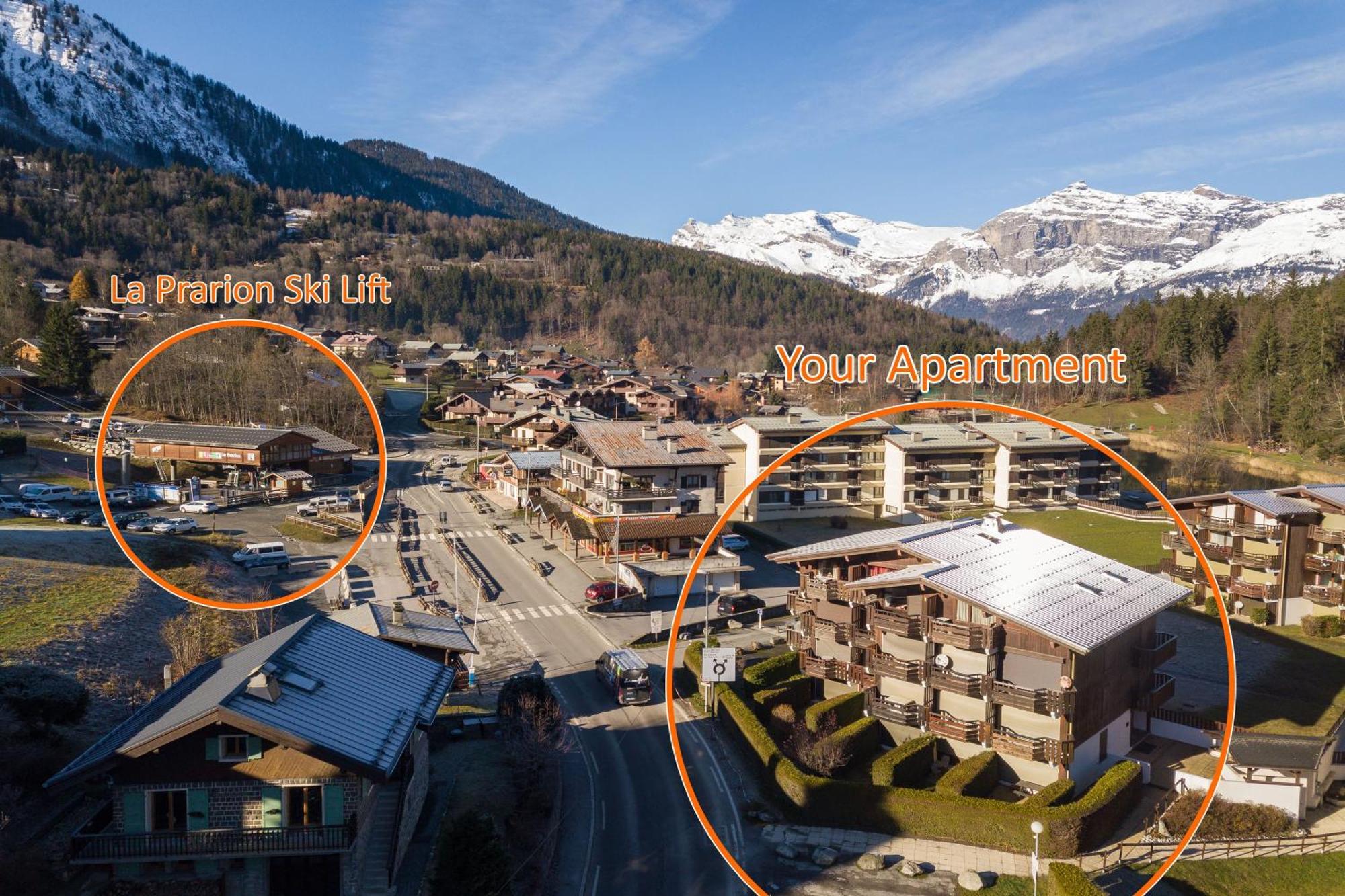 Residence Le Prarion 24A Ski In- Ski Out - Happy Rentals Les Houches Exteriér fotografie