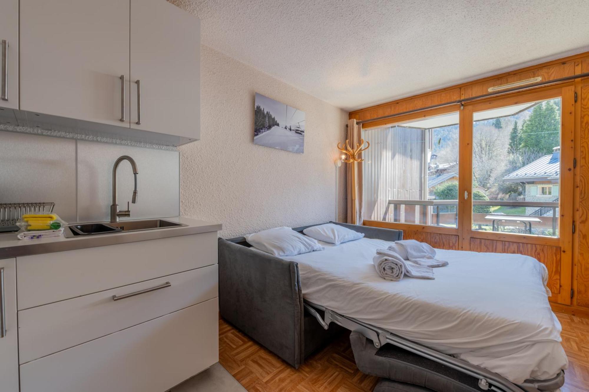 Residence Le Prarion 24A Ski In- Ski Out - Happy Rentals Les Houches Exteriér fotografie